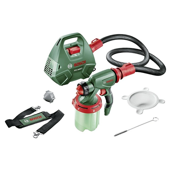 Bosch Farbsprühsystem PFS 3000-2 (Geeignet für: Alle Farbarten, Nennaufnahme: 650 W, 1.000 ml)