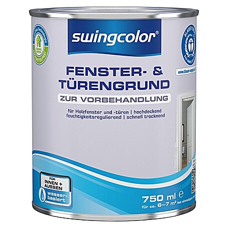 swingcolor Grundierung Fenster- & Türengrund Acryl (Weiß, 750 ml)