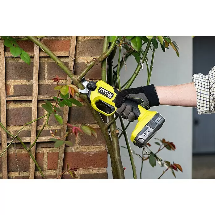 Ryobi ONE+HP Akku-Gartenschere RY18SCXA-0 - 18 V, Li-Ionen, Ohne Akku, Max. Aststärke: 28 mm - Anwendungsbeispiel
