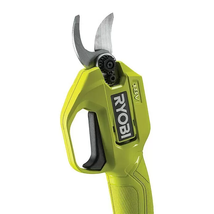Ryobi ONE+ Akku-Gartenschere RY18SCA-0 + Artikelnr. 33198248 gratis hinzufügen* - 18 V, Li-Ionen, Ohne Akku, Max. Aststärke: 25 mm - Limettengrüne und schwarze 18V Akku-Astschere mit Metallklingen.