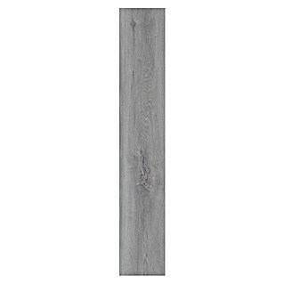 Suelo de vinilo SPC Lohi (1.220 x 182 x 5 mm, Gris, Efecto madera)