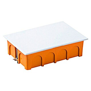 Famatel Caja de empotrar con tapa Pladur (10 x 16 x 5 cm, Empotrado, Naranja)