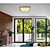 Globo Doro LED-Panel Holzoptik (24 W, 45 x 45 cm, Holzoptik/Graphit, Warmweiß) | BAUHAUS