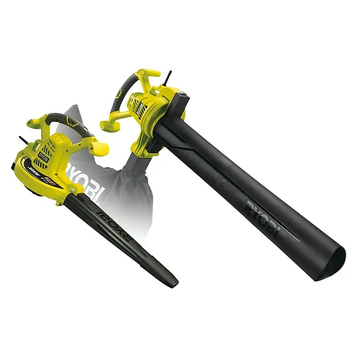 Ryobi Elektro-Laubbläser RBV3000CSV - 3.000 W, Blasgeschwindigkeit: 375 km/h, Blasleistung: 14 m³/min - RYOBI Laubbläser-/Sauger-Kombination für effiziente Gartenarbeit mit Blas- und Saugfunktion. Ideal für die schnelle Reinigung von Laub und Schmutz.