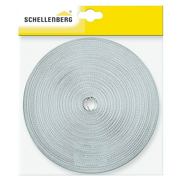Schellenberg Rollladengurt (Grau, Länge: 50 m, Gurtbreite: 18 mm)