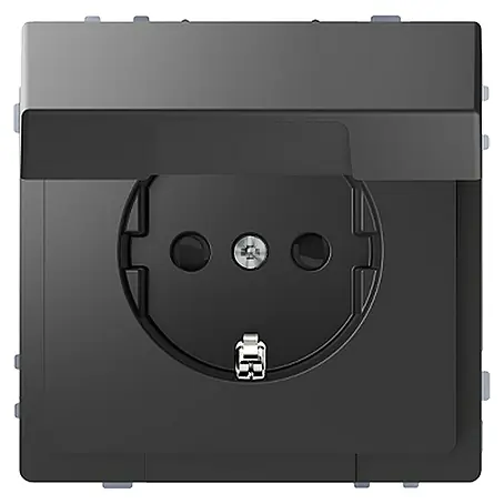 Merten System Design Klappdeckelsteckdose MEG2310-6034