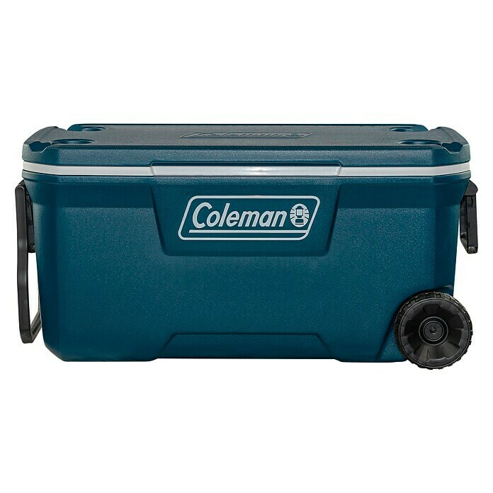 Coleman Kühlbox 100QT Xtreme™ WheeledL x B x H: 52 x 92 x 46 cm, Blau Left Side View