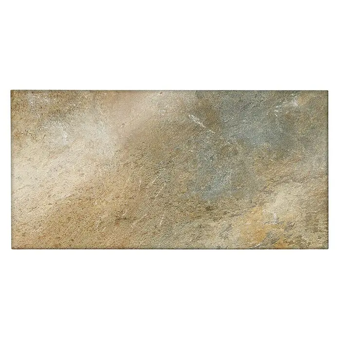 CUCINE Küchenrückwand - Golden Marble, 80 x 40 cm, Stärke: 6 mm, Einscheibensicherheitsglas (ESG) - Dunkelbraune, rechteckige Feinsteinzeugfliese mit matter Oberfläche und leichter Struktur. Ideal für Innen- und Außenbereiche.
