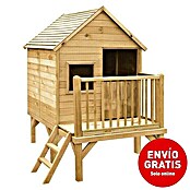 Forest-Style Caseta infantil Winny (175,6 x 151,1 x 210 cm, Natural)
