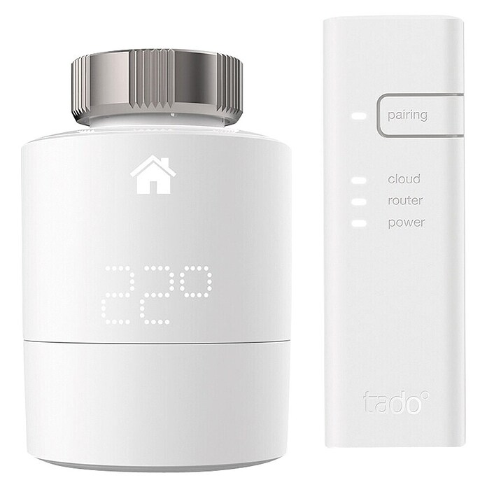Tado Smartes Termostato de radiador Starter Kit V3+IN (Control inteligente: App Tado, 2 piezas)