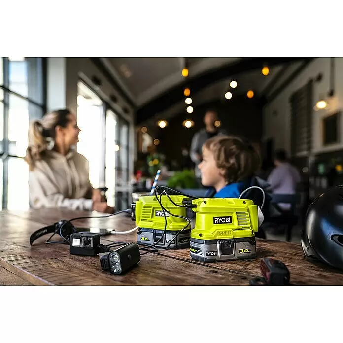 Ryobi ONE+ Wechselrichter RY18BI150A-0 - 18 V, Ohne Akku, 150 W - Anwendungsbeispiel