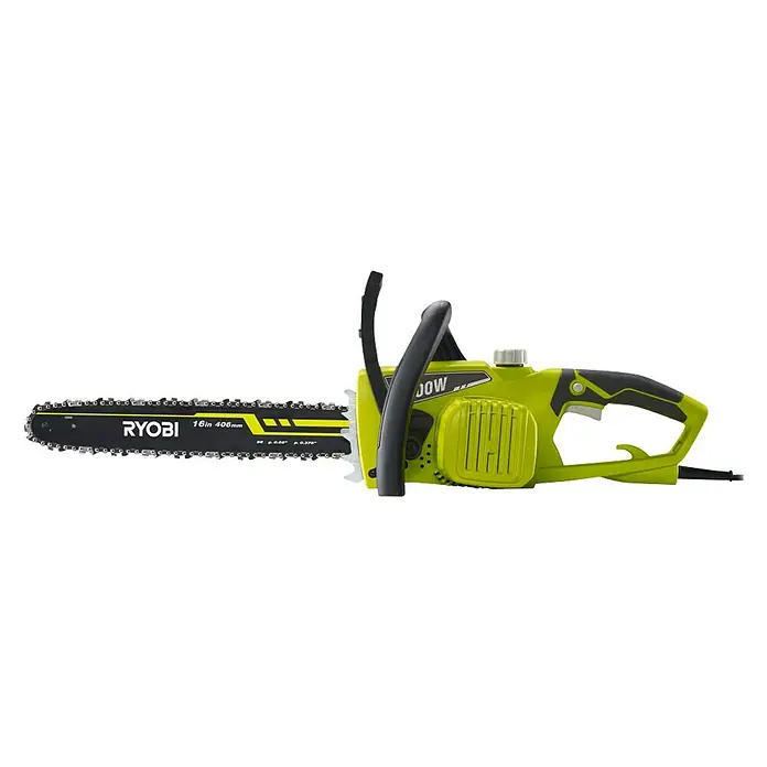 Ryobi Elektro-Kettensäge RCS2340B - 2.300 W, Schwertlänge: 40 cm - RYOBI Kettensäge, ein leistungsstarkes Werkzeug für Baumschnittarbeiten und Holzarbeiten. Das Gerät ist robust und zuverlässig.