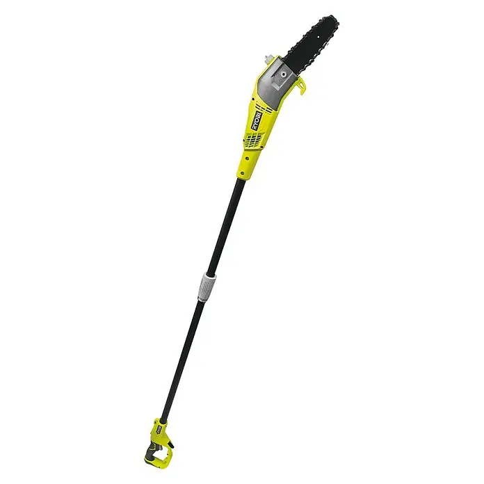 Ryobi Elektro-Hochentaster RPP750S - 750 W, Schwertlänge: 20 cm - Die Ryobi Akku-Hochentaster RY18PLA-0 mit Teleskopstiel ist ideal für Baumpflege. Das Gerät bietet eine hohe Reichweite und ist kabellos für flexible Anwendungen.