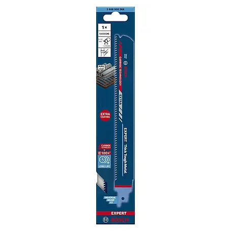 Bosch Expert Hoja de sierra de sable Thick Tough Metal