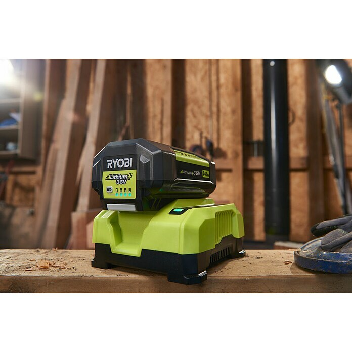 Ryobi Brzi punjač  (Namijenjeno za: Ryobi Power Max baterije, 6 A, 36 V) | BAUHAUS