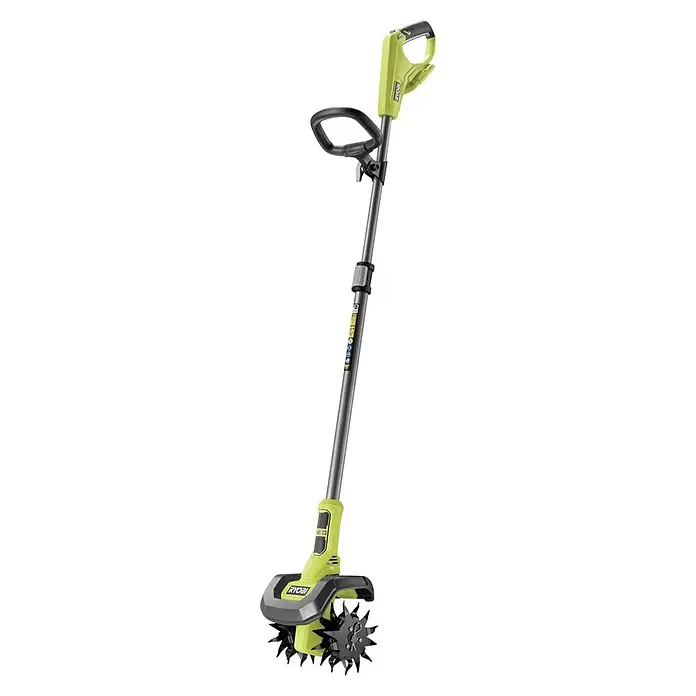 Ryobi ONE+ Akku-Bodenhacke RY18CVA-0 - Ohne Akku, Li-Ionen, 18 V - Der Ryobi Kultivator ist ein Gartengerät zum Auflockern und Belüften des Bodens, ideal für die Vorbereitung von Pflanzflächen.
