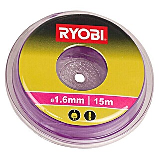 Ryobi Ersatzfadenspule RAC101 (Fadenlänge: 15 m, Fadenstärke: 1,6 mm, Passend für: Elektro- und Akku-Rasentrimmer)