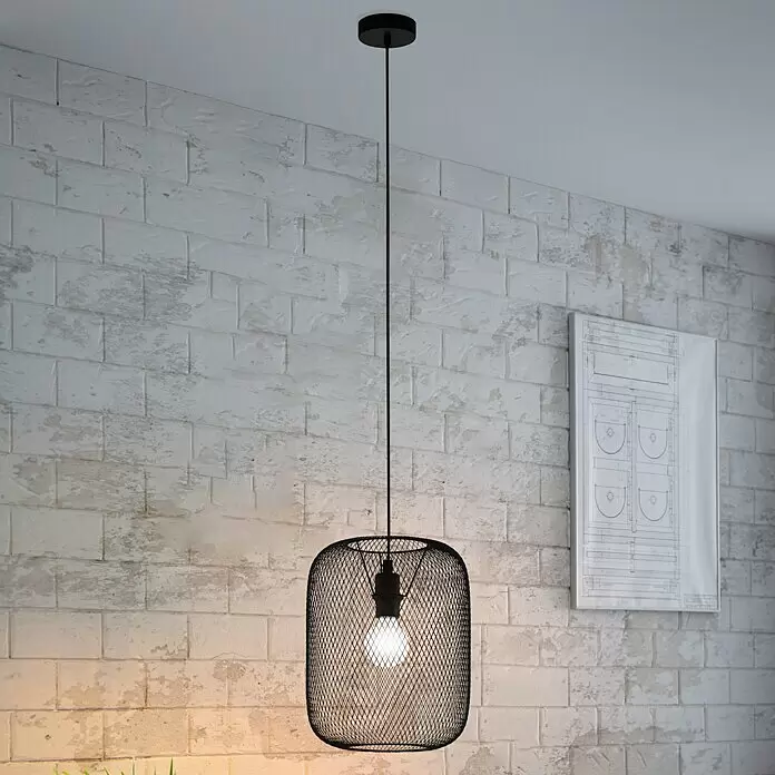 Eglo Wrington Pendelleuchte - 60 W, Schwarz, 300 mm - Bildausschnitt