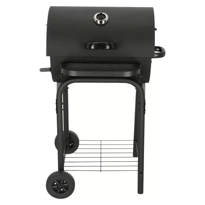 Grillstar Holzkohlegrill Grilltonne - B x T x H: 68 x 66 x 109 cm, Grillfläche (B x T): 46 x 43 cm, Schwarz