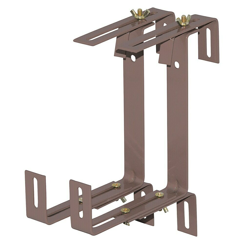 Geli Balkonkastenhalter Typ A - Taupe, 3-fach verstellbar, 2 Stk. online  kaufen bei BAUHAUS