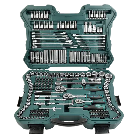 7-teiliges Steckschlüssel-Set Extra Lang – T25–T60 Torx & M4–M10 Inbus, 3/8″ Antrieb, Chrom-Vanadium-Stahl