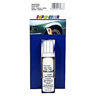 Dupli-Color Auto acryllakstift (Wit, Glanzend, 12 ml)