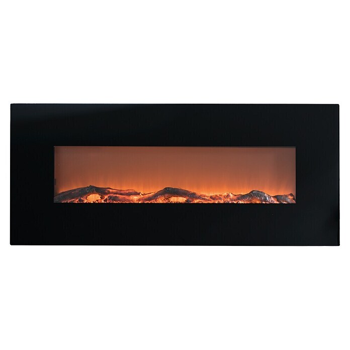 Voltomat HEATING Prostostoječi in stenski kamin ploščat  (Črne barve, 26 x 128 x 61 cm) | 3414 - Wärmewellen/Infrarotstrahler QM | CBNB - Heizen Qalitätsmarke | CBN - Heizen | CB - Elektroinstallation | C - Elektro | BAUHAUS
