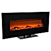Voltomat HEATING Chimenea eléctrica de pie o mural Flat (Negro, 1.400 - 1.600 W)