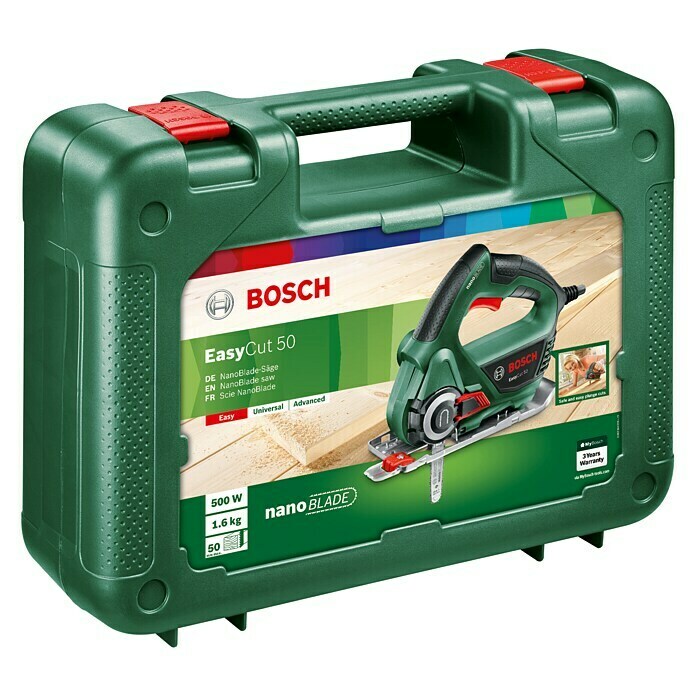 Bosch NanoBlade-Säge EasyCut 50500 W, Leerlaufdrehzahl: 0 U/min - 7.800 U/min Diagonal View