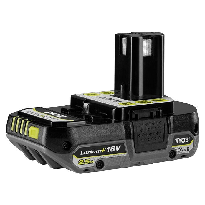 Ryobi ONE+HP Akku RB1825C18 V, 2,5 Ah Diagonal View