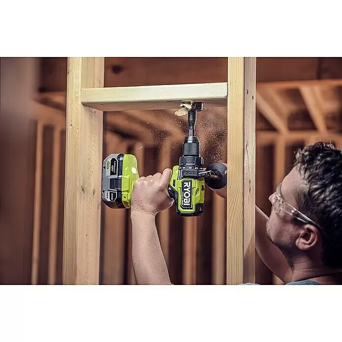 Ryobi ONE+HP Akku-Schlagbohrschrauber RPD18X-0 - 18 V, Ohne Akku, 95 Nm - Anwendungsbeispiel