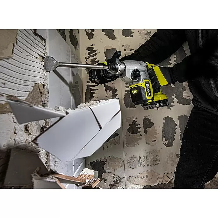 Ryobi ONE+HP Akku-Kombihammer RSDS18X-0 - 18 V, Ohne Akku, 2,5 J - Anwendungsbeispiel