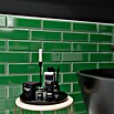 Modern Style Wandfliese Metro Biselado Verde 880 (9,8 x 29,8 cm, Grün, Glänzend) | BAUHAUS