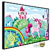 Papermoon Infrarot-Bildheizkörper Kinder Lila Einhorn (120 cm x 600 mm, 1 200 W, Design Infrarotheizkörper: Fantasie) | BAUHAUS