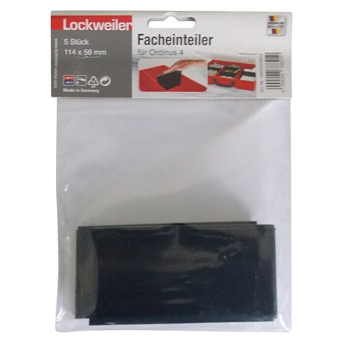 Lockweiler Scheidingsschot Ordinus Separator 4 (Grootte: 4, 114 x 56 mm)