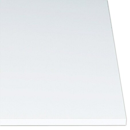 Tablero de melamina 4 cantos (Blanco, 120 cm x 60 cm x 25 mm)