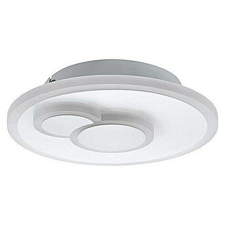 Eglo LED-Deckenleuchte CADEGAL (7,8 W, L x B x H: 20 x 20 x 5 cm, Weiß, Rund)