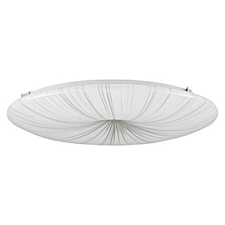 Eglo LED-Deckenleuchte rund NIEVES 1 (19,5 W, Ø x H: 410 mm x 6,5 cm, Weiß, Warmweiß)