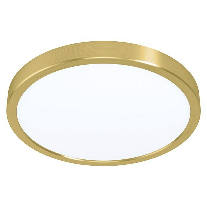 Eglo LED-Deckenleuchte GAFARES (15 W, L x B x H: 40,5 x 29 x 5,5 cm, Gold/Weiß)  | BAUHAUS
