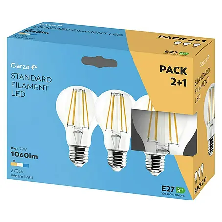 Garza  Set de bombillas LED Filamento