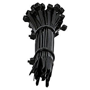 Bridas para cables Unitec (Negro, L x An: 10 cm x 2,5 mm, 50 ud.)