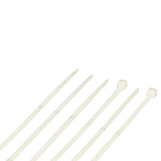 Bridas para cables (Blanco, L x An: 150 x 2,5 mm, 50 ud.)