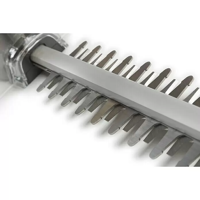Stiga Elektro-Heckenschere HT 106c - 600 W, Schnittlänge: 55 cm - Silberfarbene Metall-Heckenschere Klinge mit scharfen Schneidezähnen.