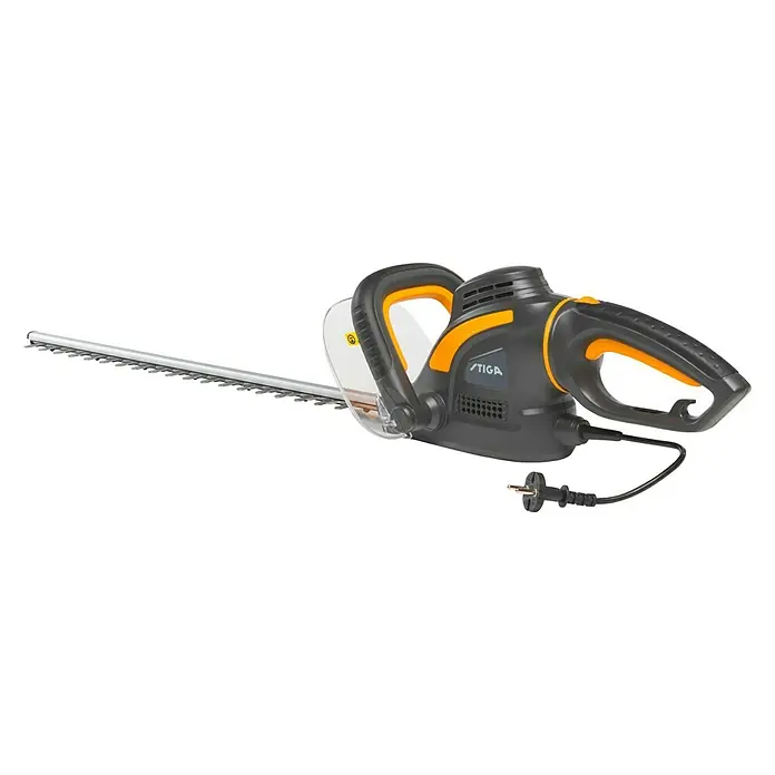 Stiga Elektro-Heckenschere HT 106c - 600 W, Schnittlänge: 55 cm - Die elektrische Heckenschere STIGA ist ein praktisches Gartengerät für den Hecken- und Strauchschnitt mit einer hochwertigen Klinge.