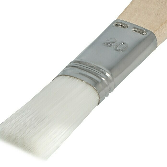 swingcolor Premium Plattpinsel (Breite Borsten: 20 mm, Gerade, Naturholz)