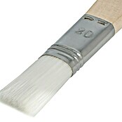 swingcolor Premium Plattpinsel (Breite Borsten: 20 mm, Gerade, Naturholz)