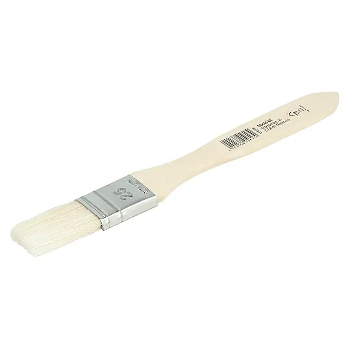 swingcolor Komfort Klebstoffpinsel - Breite Borsten: 25 mm, Mischborsten, Holz - Pinsel mit hellem Holzgriff und Naturborsten, ideal für präzise Malarbeiten und zum Auftragen von Farben, Lacken und Lasuren.
