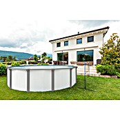 KWAD Stahlwand-Pool Supreme White (Ø x H: 3,6 m x 132 cm, Weiß/Grau, 12 300 l) | BAUHAUS