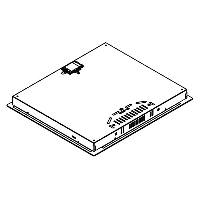 Respekta Küchenzeile KB270ENWPCBreite: 270 cm, Rahmenloses Glaskeramikkochfeld, Mit Elektrogeräten, Weiß Sketch