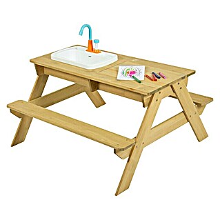 TP Toys Kinder-Picknicktisch (L x B x H: 94 x 89 x 71 cm, Holz)